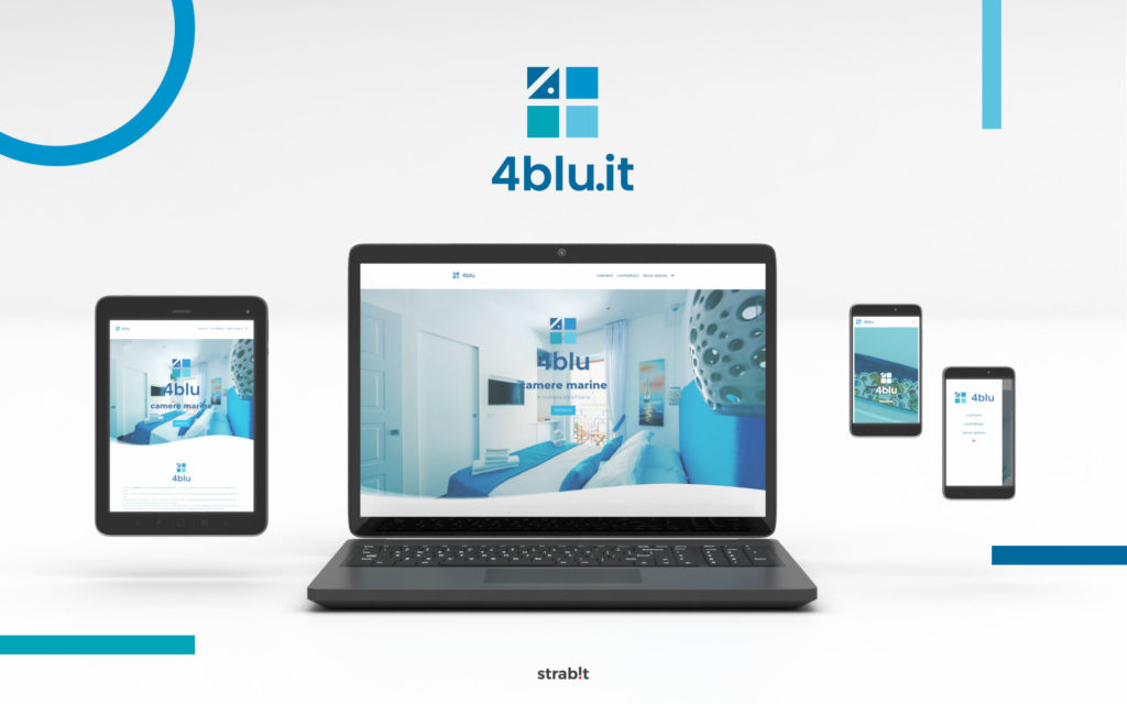 4blu.it -responsive website mockup