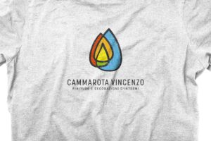 Cammarota Vincenzo - Logo design - T-shirt mockup