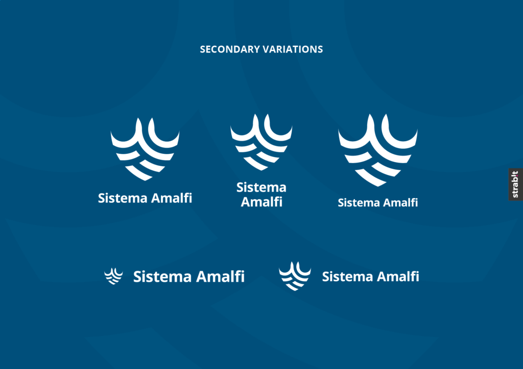 Logo design - Brand presentation manual - Sistema Amalfi